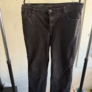 Lee Dark Gray Straight-Leg Jeans